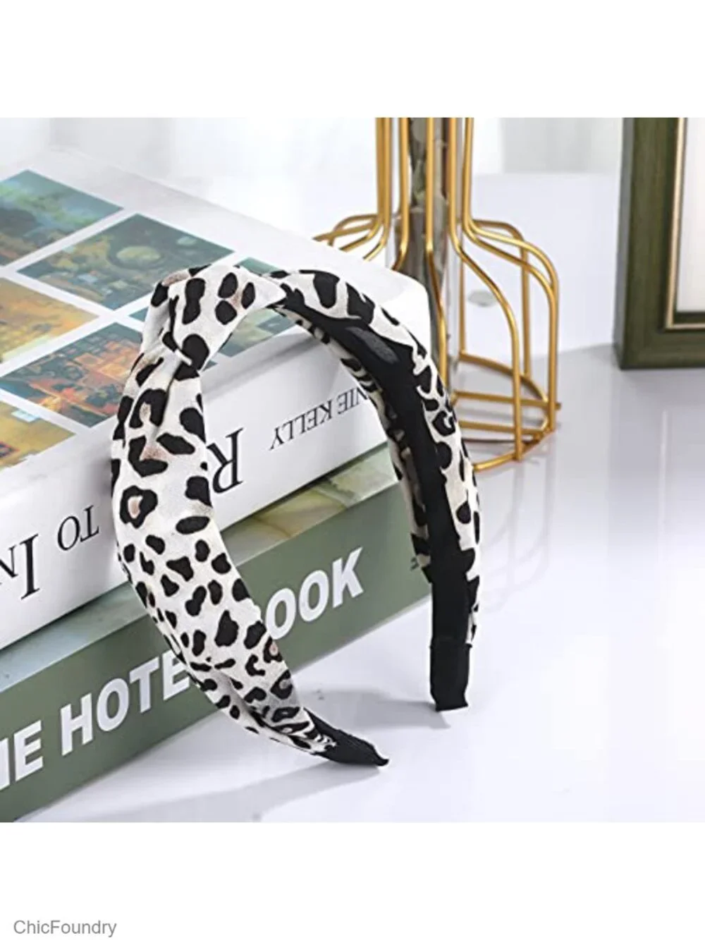 10 Pcs Knotted Headbands Velvet Chiffon Satin Pearl Wrap